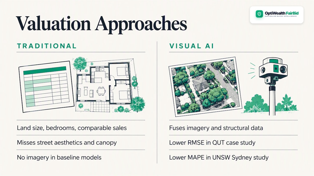 How spatial AI and visual data sharpen valuation accuracy — overview diagram
