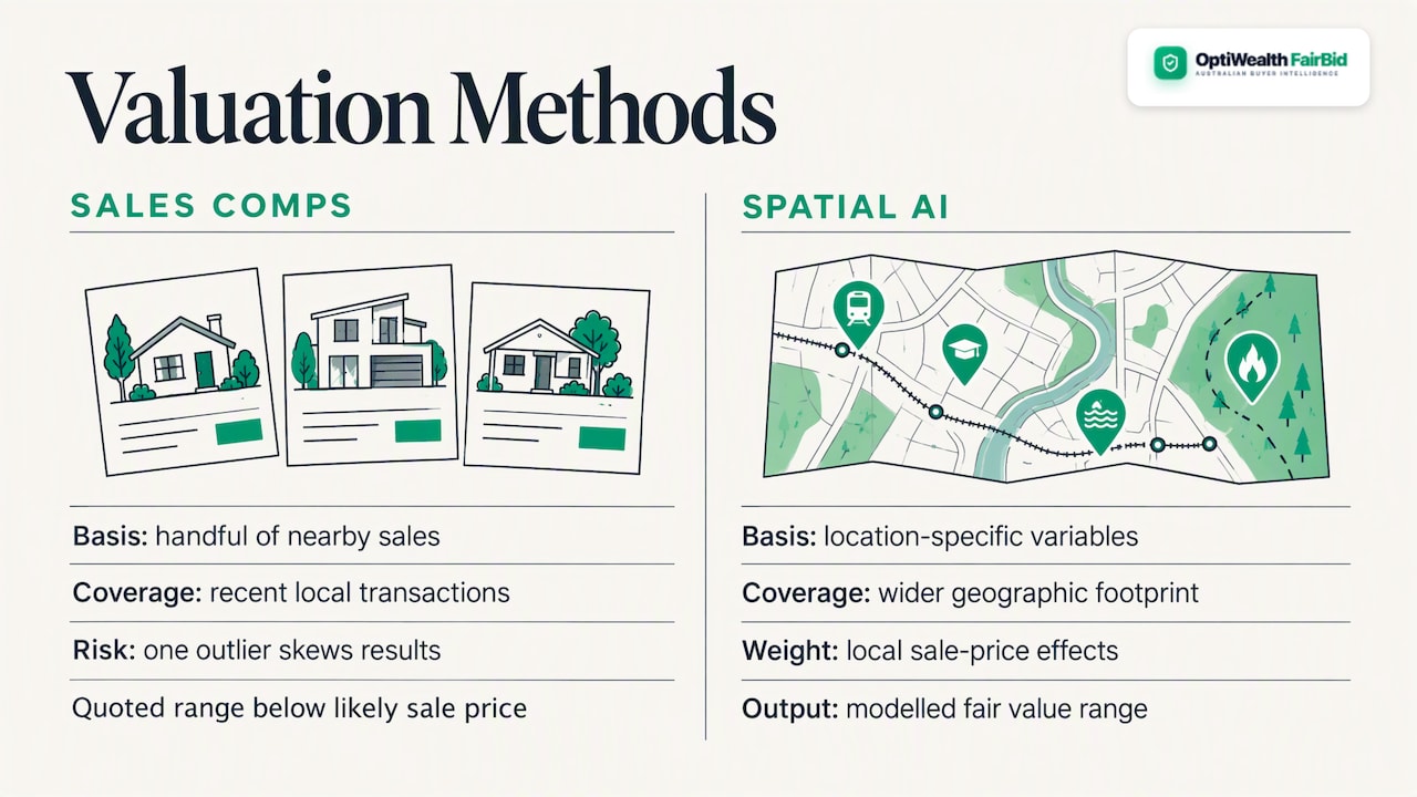 Verification of market valuation accuracy using advanced spatial AI technology — overview diagram