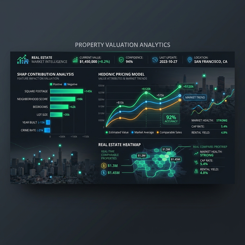 How We Calculate Fair Market Value: The Hedonic Pricing Model & Explainable AI